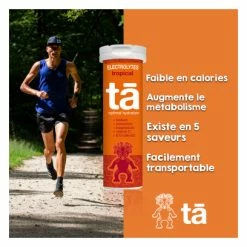 Tā Energy 12 Pastilles électrolytes TA Energy Hydratation Tabs Tropical -Accessoires, Nutrition & Soins du Corps Gravel Soldes unnamed file 503