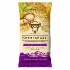 CHIMPANZEE Barre Energétique 100% Naturelle Crunchy Cacahuète 55g VEGETALIEN