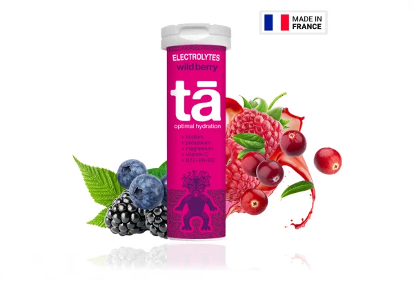 Tā Energy 12 Pastilles électrolytes TA Energy Hydratation Tabs Fruits Rouges 1 Tā Energy 12 Pastilles électrolytes TA Energy Hydratation Tabs Fruits Rouges