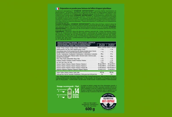 Boisson Énergétique Overstims Hydrixir Antioxydant Fruits Rouges 600 G 4 Boisson Énergétique Overstims Hydrixir Antioxydant Fruits Rouges 600 G – Image 4