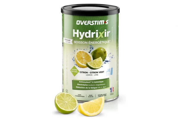 Boisson Énergétique Overstims Hydrixir Antioxydant Citron - Citron Vert 600g 1 Boisson Énergétique Overstims Hydrixir Antioxydant Citron - Citron Vert 600g