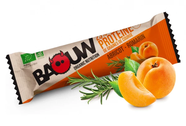 Barre Protéinée Bio Baouw Abricot-Romarin 25g 1 Barre Protéinée Bio Baouw Abricot-Romarin 25g