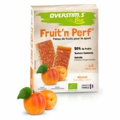 4 Pâtes De Fruits Overstims Amelix Bio Fruit'N Perf Abricot