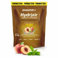 Boisson Énergétique Overstims Hydrixir Longue Distance Thé Pêche 3kg