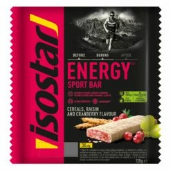 Barres Energétiques Isostar High Energy Cranberry 3x40g