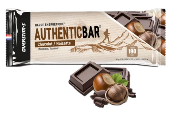 Barre Énergétique Overstims Authentic Bar Chocolat / Noisette 1 Barre Énergétique Overstims Authentic Bar Chocolat / Noisette