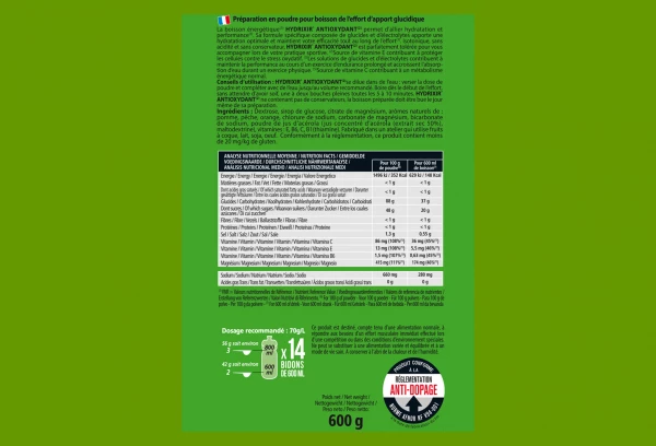 Boisson Énergétique Overstims Hydrixir Antioxydant Multifruits 600g 2 Boisson Énergétique Overstims Hydrixir Antioxydant Multifruits 600g – Image 2