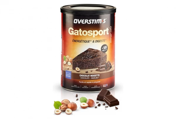 Gâteau Energétique Overstims Gatosport Chocolat Noisette 400g 1 Gâteau Energétique Overstims Gatosport Chocolat Noisette 400g