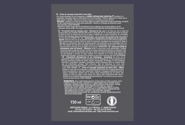 Crème De Massage Overstims Préparatoire 150mL 2 Crème De Massage Overstims Préparatoire 150mL – Image 2