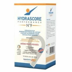 Boisson Isotonique Hydrascore N°9 Fruits Rouges 10 X 40g