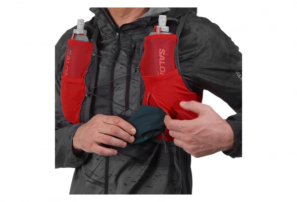 Sac D'hydratation Salomon Active Skin 8 + Flasks Rouge Unisex 6 Sac D'hydratation Salomon Active Skin 8 + Flasks Rouge Unisex – Image 6