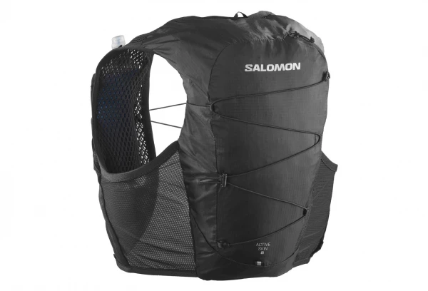 Sac D'hydratation Salomon Active Skin 8 + Flasks Noir Unisex 1 Sac D'hydratation Salomon Active Skin 8 + Flasks Noir Unisex