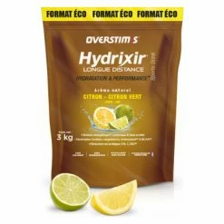 Boisson Énergétique Overstims Hydrixir Longue Distance Citron - Citron Vert 3kg