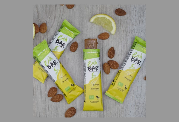 Barre Energétique Overstims E-Bar BIO Citron Amande 32g 2 Barre Energétique Overstims E-Bar BIO Citron Amande 32g – Image 2