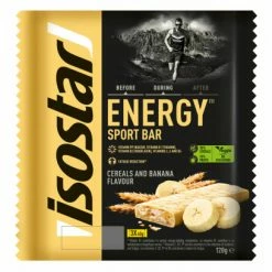 Barres énergétiques Isostar High Energy Banane 3x40g