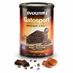 Accessoires, Nutrition & Soins du Corps Gravel Soldes 2 Gâteau Energétique Overstims Gatosport Brownie - Noix De Pécan 400g