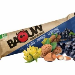3 Barres énergétiques Bio Baouw Cassis-Amande-Gentiane 25g
