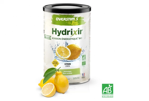 Boisson Énergétique Overstims Hydrixir Bio Citron 500g 1 Boisson Énergétique Overstims Hydrixir Bio Citron 500g