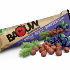 3 Barres énergétiques Bio Baouw Myrtille Sauvage Noisette Sapin 25g