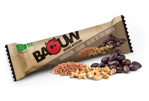 Barre énergétique Bio Baouw Sarrasin-Cajou-Olive De Kalamata 25g 1 Barre énergétique Bio Baouw Sarrasin-Cajou-Olive De Kalamata 25g
