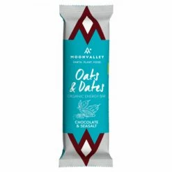 Barre Énergétique Moonvalley Oats & Dates Organic Energy Bar Chocolat Sel De Mer 50 G