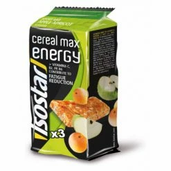 Barres Energétiques Isostar Cereal Max Pomme Abricot 3x55g