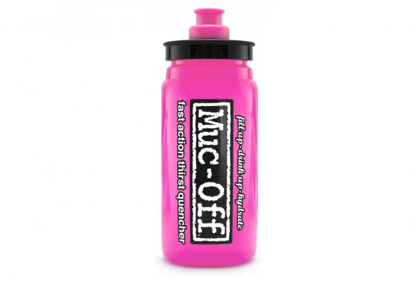 Bidon Muc-Off X Elite Fly 550 Ml Rose 1 Bidon Muc-Off X Elite Fly 550 Ml Rose