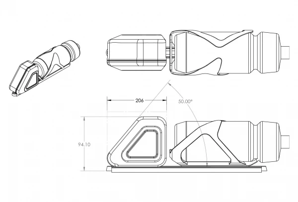 Porte-Bidon Multifonction Lyne Entrée Latérale (Côté Droit) + Sacoche De Rangement Noir 5 Porte-Bidon Multifonction Lyne Entrée Latérale (Côté Droit) + Sacoche De Rangement Noir – Image 5