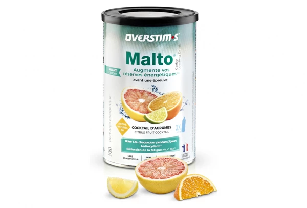 Boisson Énergétique Overstims Malto Antioxydant Cocktail D'agrumes 500g 1 Boisson Énergétique Overstims Malto Antioxydant Cocktail D'agrumes 500g